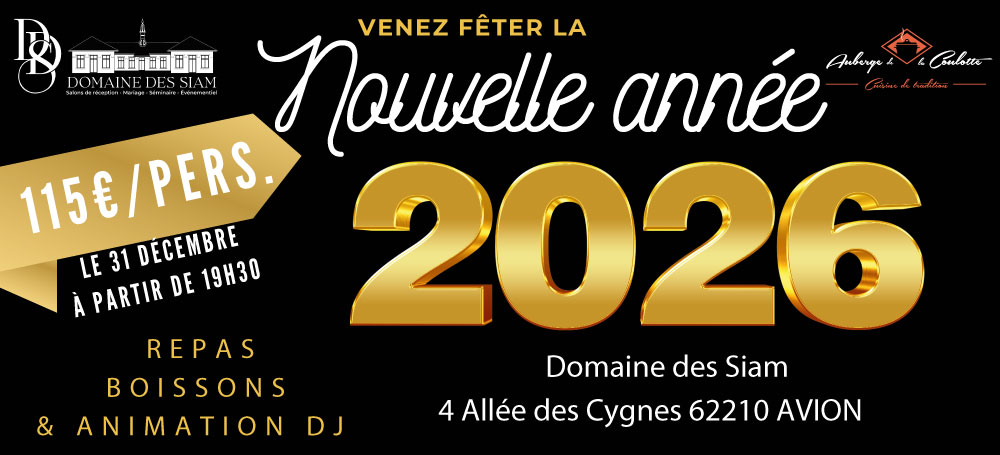 Reveillon domaine des siam